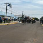 Desfile cívico-militar abre programação de aniversário de 77 anos de Amambai