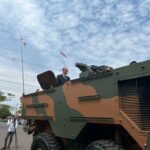 Desfile cívico-militar abre programação de aniversário de 77 anos de Amambai