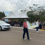 Desfile cívico-militar abre programação de aniversário de 77 anos de Amambai