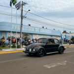 Desfile cívico-militar abre programação de aniversário de 77 anos de Amambai