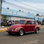 Desfile cívico-militar abre programação de aniversário de 77 anos de Amambai