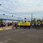 Desfile cívico-militar abre programação de aniversário de 77 anos de Amambai