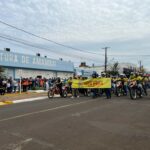 Desfile cívico-militar abre programação de aniversário de 77 anos de Amambai