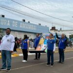 Desfile cívico-militar abre programação de aniversário de 77 anos de Amambai