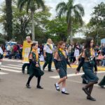 Desfile cívico-militar abre programação de aniversário de 77 anos de Amambai