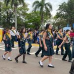 Desfile cívico-militar abre programação de aniversário de 77 anos de Amambai
