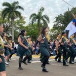 Desfile cívico-militar abre programação de aniversário de 77 anos de Amambai