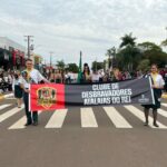 Desfile cívico-militar abre programação de aniversário de 77 anos de Amambai