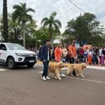 Desfile cívico-militar abre programação de aniversário de 77 anos de Amambai