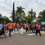 Desfile cívico-militar abre programação de aniversário de 77 anos de Amambai