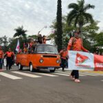 Desfile cívico-militar abre programação de aniversário de 77 anos de Amambai