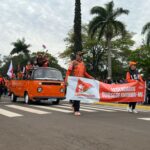 Desfile cívico-militar abre programação de aniversário de 77 anos de Amambai