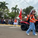 Desfile cívico-militar abre programação de aniversário de 77 anos de Amambai