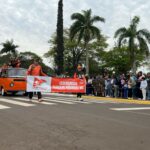 Desfile cívico-militar abre programação de aniversário de 77 anos de Amambai