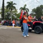 Desfile cívico-militar abre programação de aniversário de 77 anos de Amambai