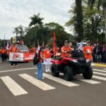 Desfile cívico-militar abre programação de aniversário de 77 anos de Amambai
