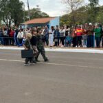 Desfile cívico-militar abre programação de aniversário de 77 anos de Amambai