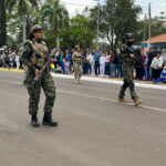 Desfile cívico-militar abre programação de aniversário de 77 anos de Amambai