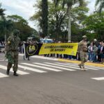Desfile cívico-militar abre programação de aniversário de 77 anos de Amambai