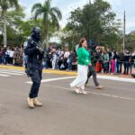 Desfile cívico-militar abre programação de aniversário de 77 anos de Amambai