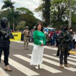 Desfile cívico-militar abre programação de aniversário de 77 anos de Amambai