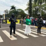 Desfile cívico-militar abre programação de aniversário de 77 anos de Amambai