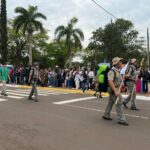 Desfile cívico-militar abre programação de aniversário de 77 anos de Amambai