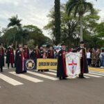 Desfile cívico-militar abre programação de aniversário de 77 anos de Amambai
