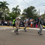 Desfile cívico-militar abre programação de aniversário de 77 anos de Amambai