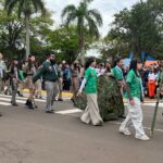 Desfile cívico-militar abre programação de aniversário de 77 anos de Amambai