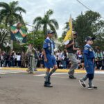 Desfile cívico-militar abre programação de aniversário de 77 anos de Amambai
