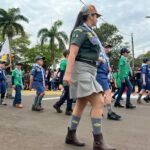 Desfile cívico-militar abre programação de aniversário de 77 anos de Amambai