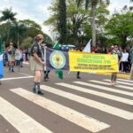 Desfile cívico-militar abre programação de aniversário de 77 anos de Amambai