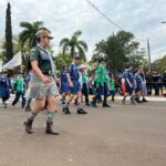 Desfile cívico-militar abre programação de aniversário de 77 anos de Amambai