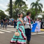 Desfile cívico-militar abre programação de aniversário de 77 anos de Amambai