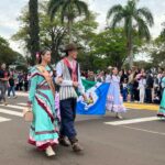 Desfile cívico-militar abre programação de aniversário de 77 anos de Amambai