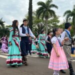 Desfile cívico-militar abre programação de aniversário de 77 anos de Amambai