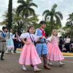 Desfile cívico-militar abre programação de aniversário de 77 anos de Amambai
