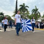 Desfile cívico-militar abre programação de aniversário de 77 anos de Amambai