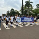 Desfile cívico-militar abre programação de aniversário de 77 anos de Amambai