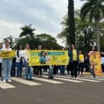 Desfile cívico-militar abre programação de aniversário de 77 anos de Amambai