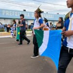Desfile cívico-militar abre programação de aniversário de 77 anos de Amambai