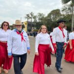 Desfile cívico-militar abre programação de aniversário de 77 anos de Amambai