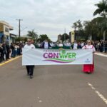 Desfile cívico-militar abre programação de aniversário de 77 anos de Amambai