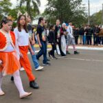 Desfile cívico-militar abre programação de aniversário de 77 anos de Amambai