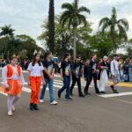 Desfile cívico-militar abre programação de aniversário de 77 anos de Amambai