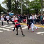 Desfile cívico-militar abre programação de aniversário de 77 anos de Amambai