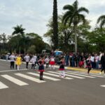 Desfile cívico-militar abre programação de aniversário de 77 anos de Amambai