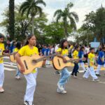 Desfile cívico-militar abre programação de aniversário de 77 anos de Amambai