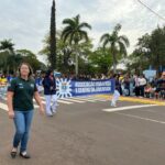 Desfile cívico-militar abre programação de aniversário de 77 anos de Amambai